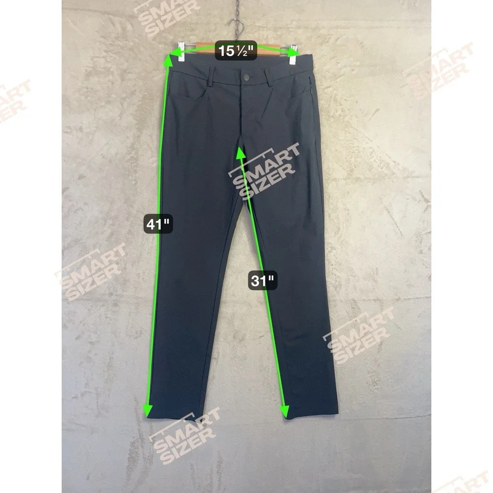 Old Navy Active Tech Hybrid Slim Pants Mens 31x32 Gray 4-Way Stretch Performance
